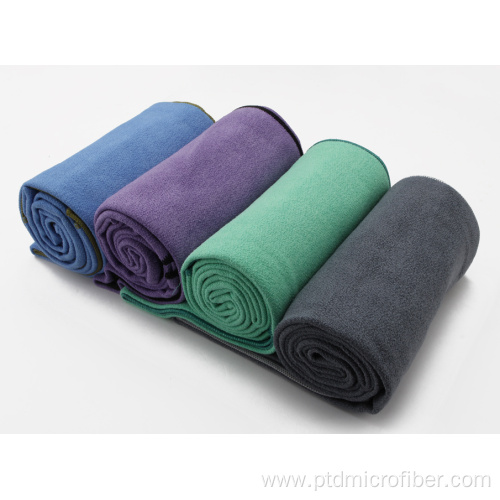 Microfiber basic hot yoga mat towel